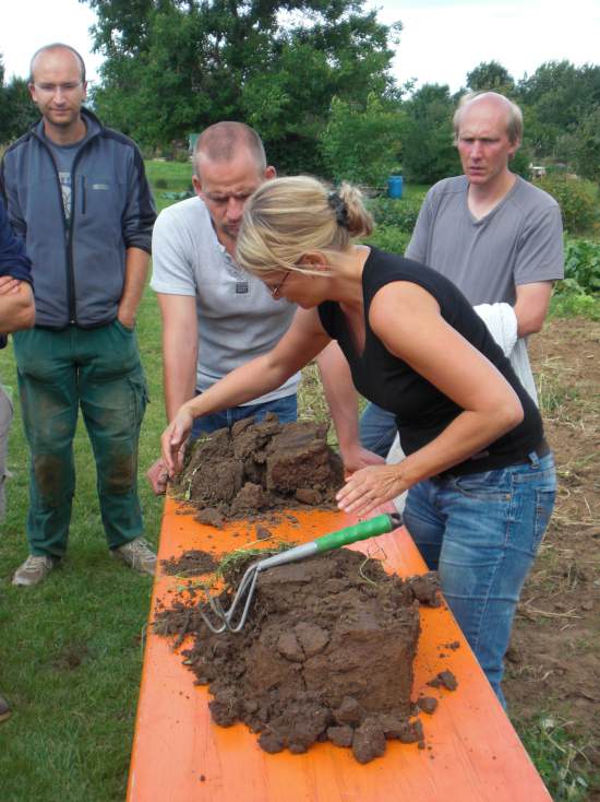 Dr. Andrea Beste - workshop on soil management