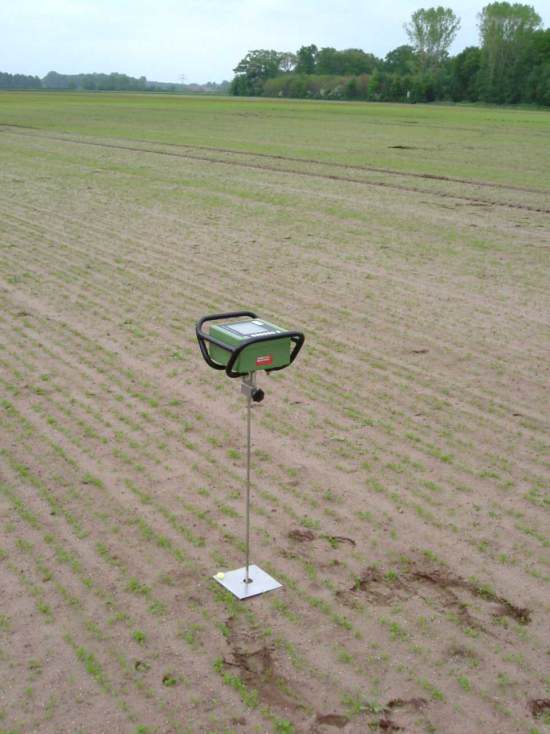 measuring soil compaction with penetrometer 